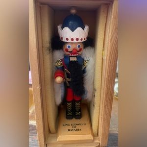 Steinbach vintage King Ludwig II of Bavaria Nutcracker w/Box Limited Ed $3/20
